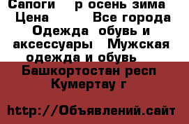 Сапоги 35 р.осень-зима  › Цена ­ 700 - Все города Одежда, обувь и аксессуары » Мужская одежда и обувь   . Башкортостан респ.,Кумертау г.